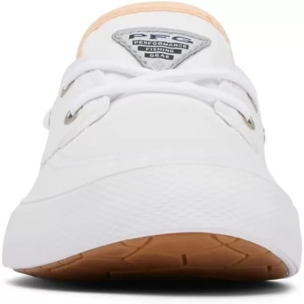 Columbia Womens Slackwater Boat PFG ShoeWhiteIcy Morn