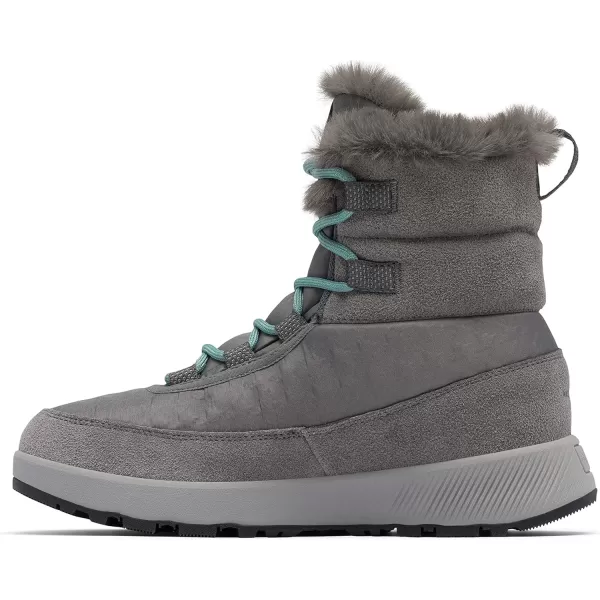 Columbia Womens Slopeside Peak Luxe Snow ShoeCity GreyDusty Green