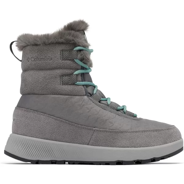 Columbia Womens Slopeside Peak Luxe Snow ShoeCity GreyDusty Green