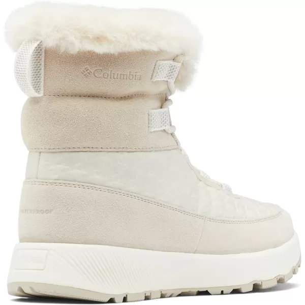 Columbia Womens Slopeside Peak Luxe Snow ShoeDark StoneSea Salt