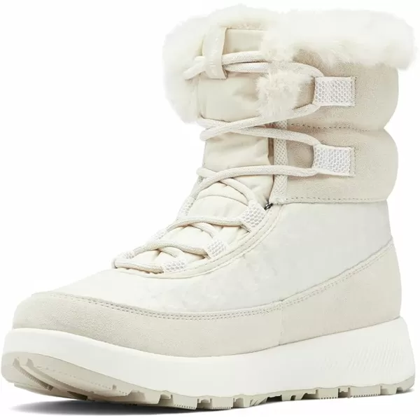 Columbia Womens Slopeside Peak Luxe Snow ShoeDark StoneSea Salt