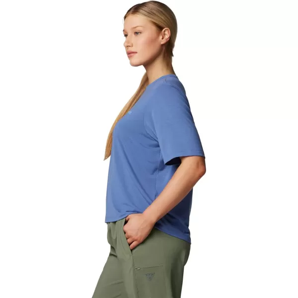 Columbia Womens Standard PFG Uncharted Tech Tee Short SleeveBluebellW Uncharted