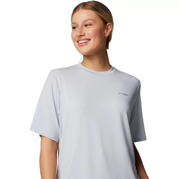 Columbia Womens Standard PFG Uncharted Tech Tee Short SleeveCirrus GreyW Best Cast