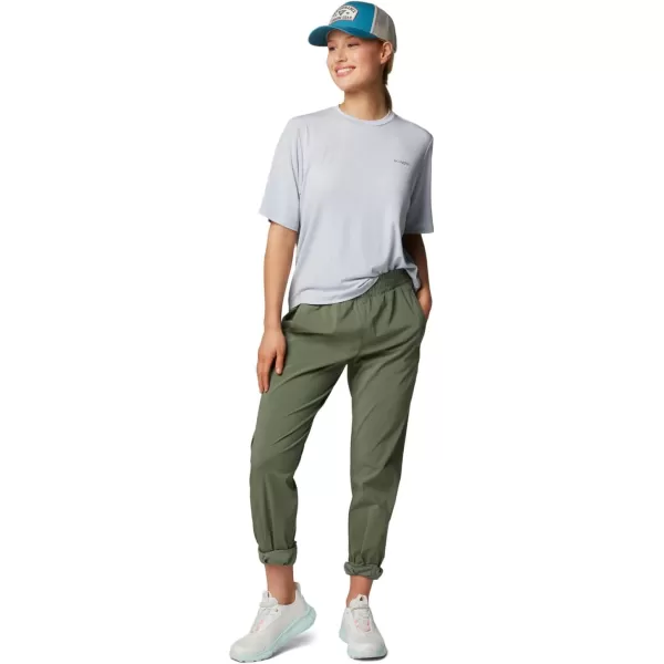 Columbia Womens Standard PFG Uncharted Tech Tee Short SleeveCirrus GreyW Best Cast