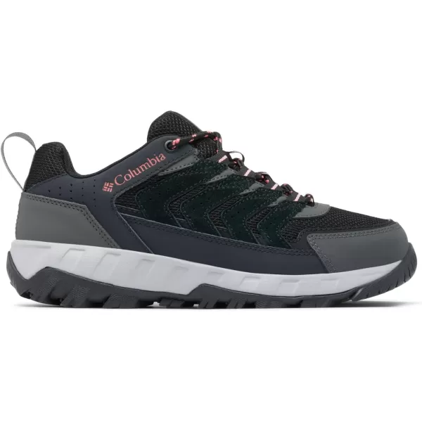 Columbia Womens Strata Trail Low Hiking ShoeBlackJuicy