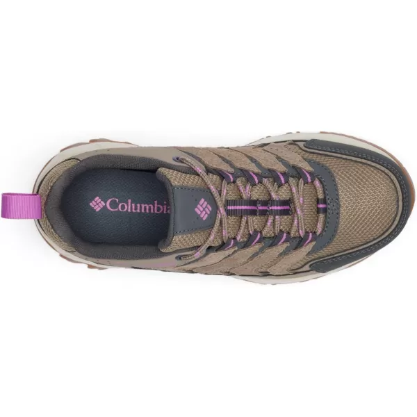 Columbia Womens Strata Trail Low Hiking ShoeWet SandBerry Patch