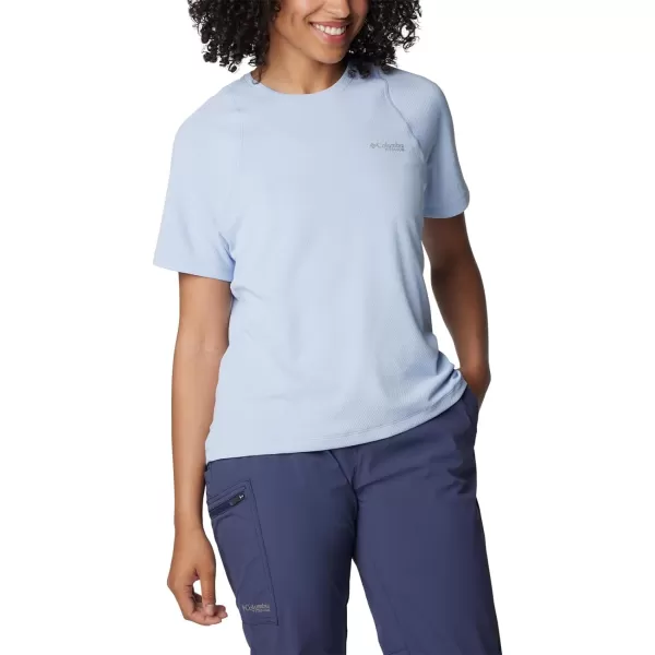 Columbia Womens Summit Valley Short Sleeve CrewWhisper