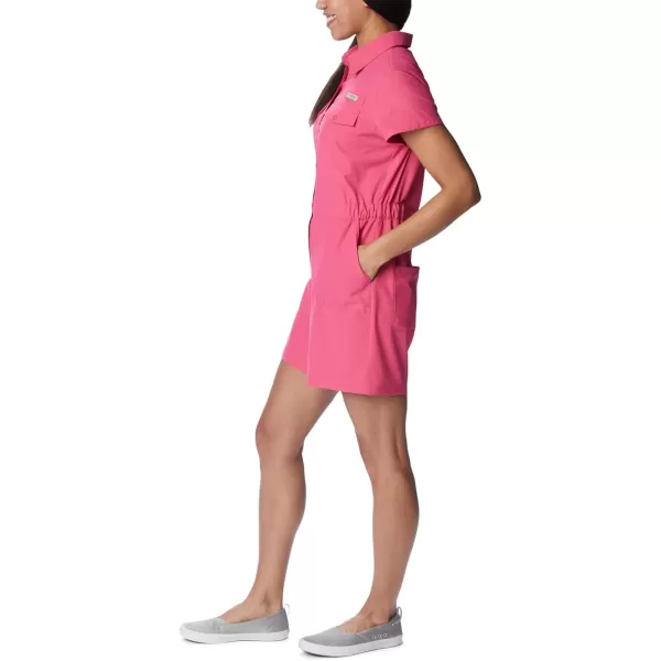 Columbia Womens Sun Drifter Woven RomperUltra Pink