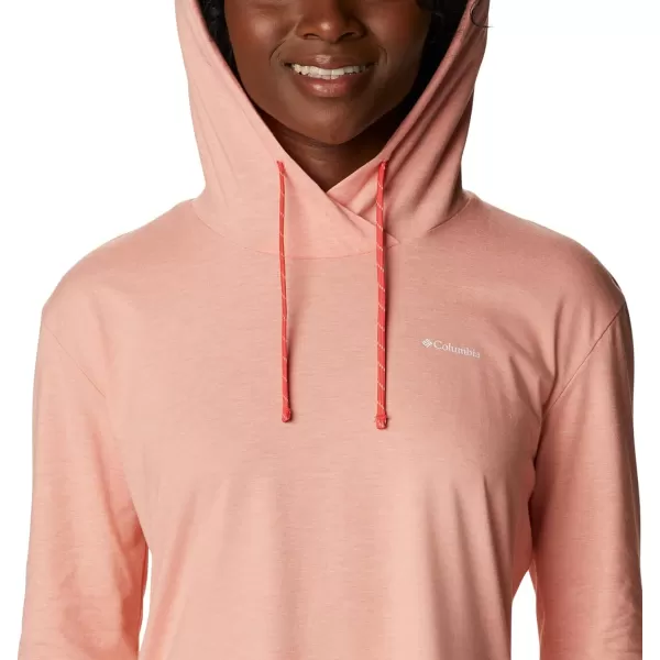 Columbia Womens Sun Trek Hooded PulloverCoral Reef Heather