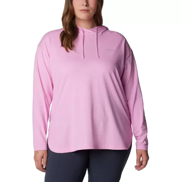 Columbia Womens Sun Trek Hooded PulloverCosmos Heather