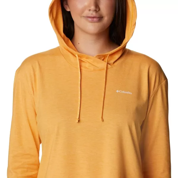 Columbia Womens Sun Trek Hooded PulloverMango Heather