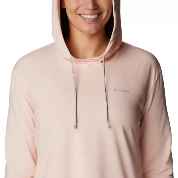 Columbia Womens Sun Trek Hooded PulloverPeach Blossom Heather