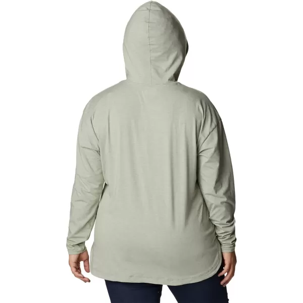 Columbia Womens Sun Trek Hooded PulloverSafari Heather