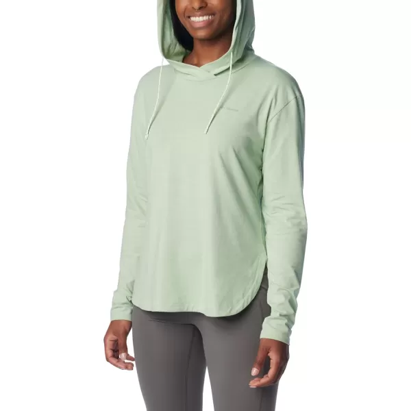 Columbia Womens Sun Trek Hooded PulloverSage Leaf Heather