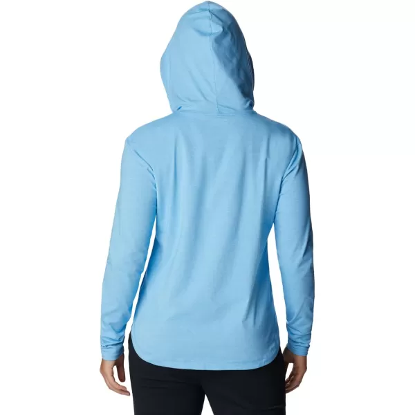 Columbia Womens Sun Trek Hooded PulloverVista Blue Heather