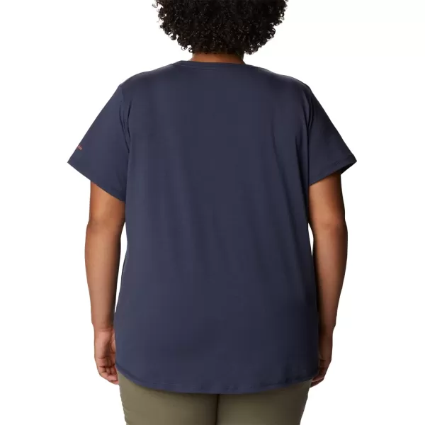 Columbia Womens Sun Trek Ss Graphic TeeNocturnalCsc Gradient