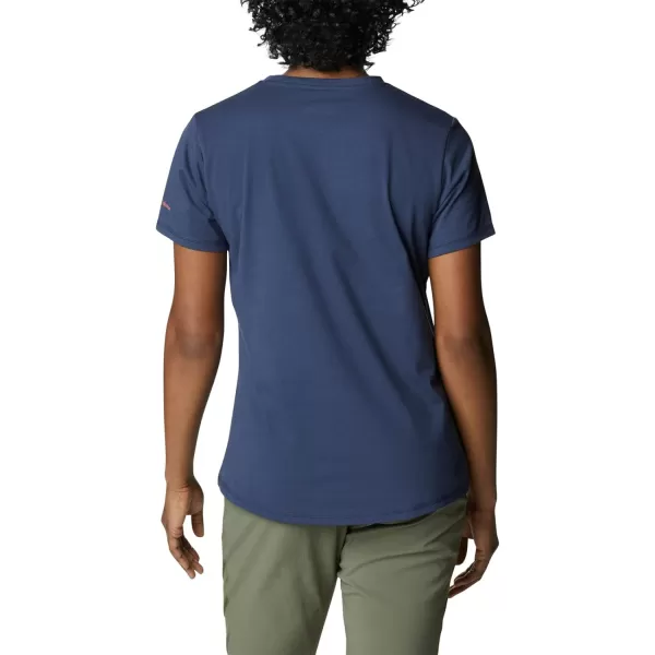 Columbia Womens Sun Trek Ss Graphic TeeNocturnalCsc Gradient