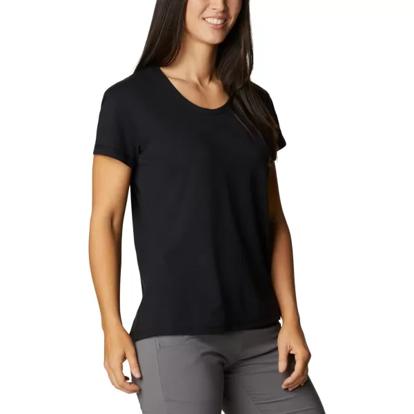 Columbia Womens Sun Trek Ss TeeBlack