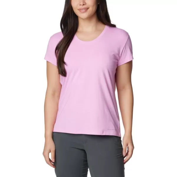 Columbia Womens Sun Trek Ss TeeCosmos Heather