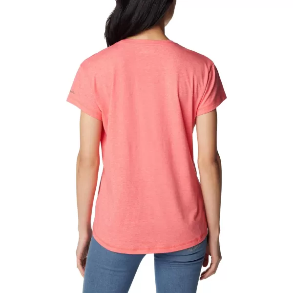 Columbia Womens Sun Trek Ss TeeJuicy Heather