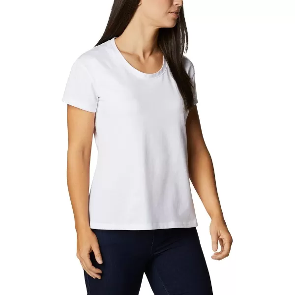 Columbia Womens Sun Trek Ss TeeWhite