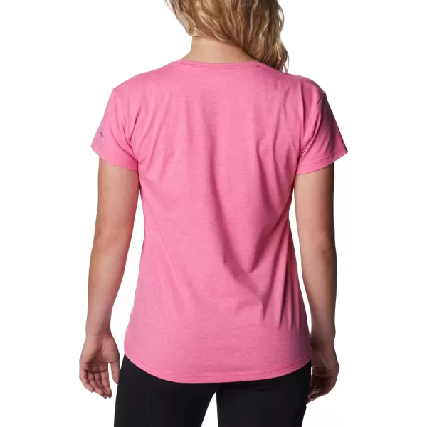 Columbia Womens Sun Trek Ss TeeWild Geranium Heather