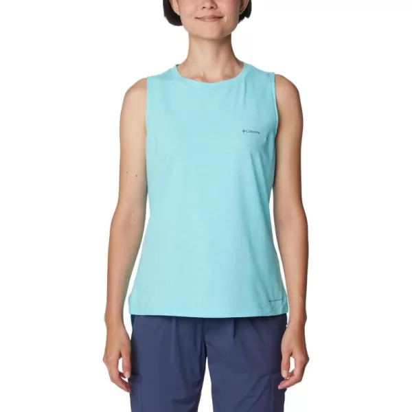 Columbia Womens Sun Trek TankAquamarine Heather