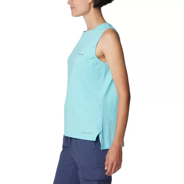 Columbia Womens Sun Trek TankAquamarine Heather