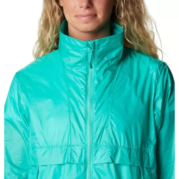 Columbia Womens Sunny City WindbreakerElectric Turquoise