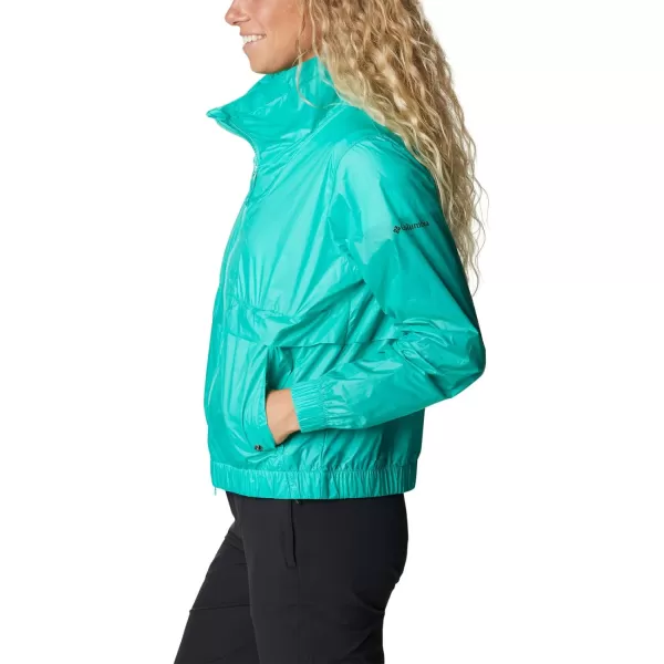 Columbia Womens Sunny City WindbreakerElectric Turquoise