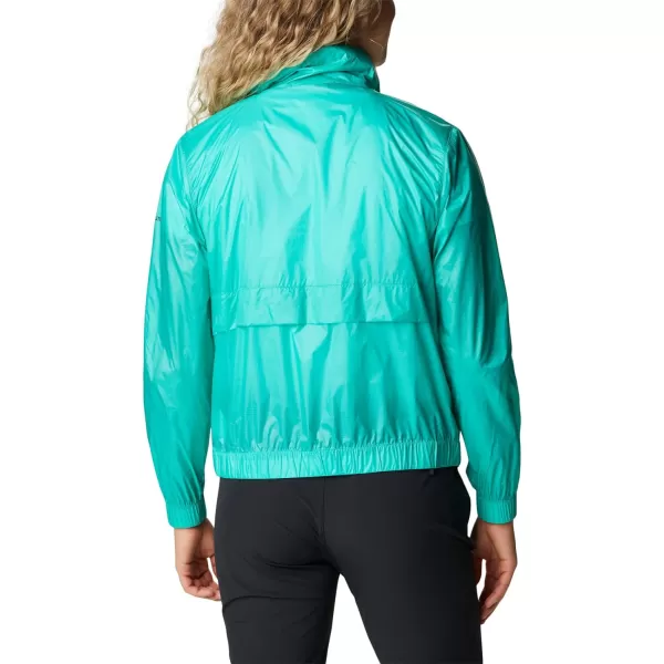 Columbia Womens Sunny City WindbreakerElectric Turquoise