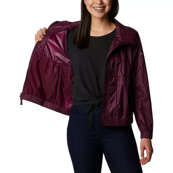 Columbia Womens Sunny City WindbreakerMarionberry