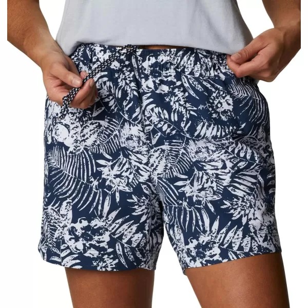 Columbia Womens Super Backcast Water ShortStone Green Spotted Camo Print