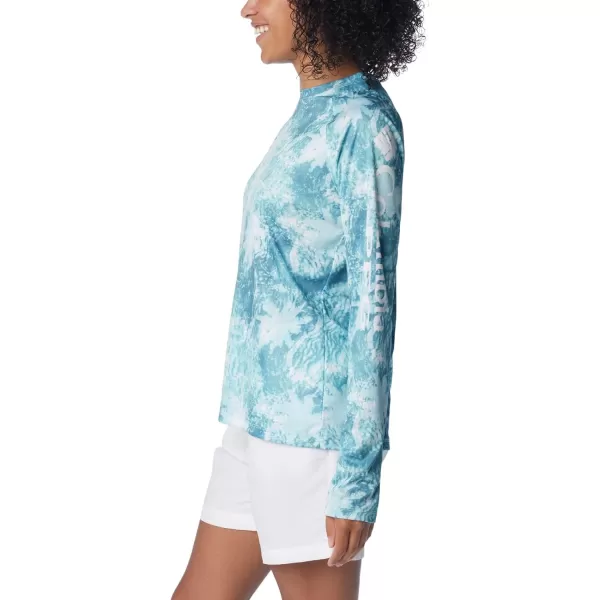 Columbia Womens Super Tidal Tee Long SleeveGulf Stream Digishores