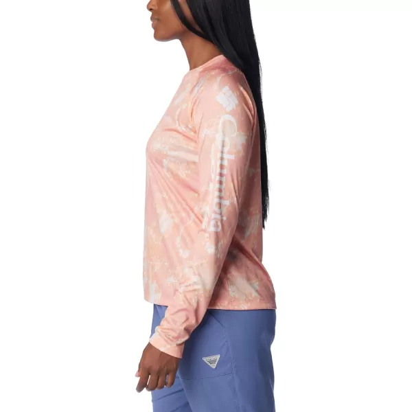 Columbia Womens Super Tidal Tee Long SleeveTiki Pink Digishores