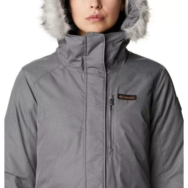 Columbia Womens Suttle Mountain Long Insulated JacketCity Grey