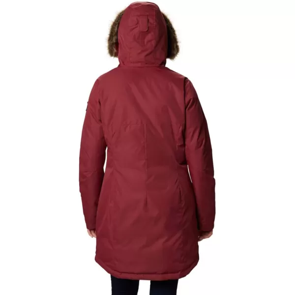 Columbia Womens Suttle Mountain Long Insulated JacketMarsala Red