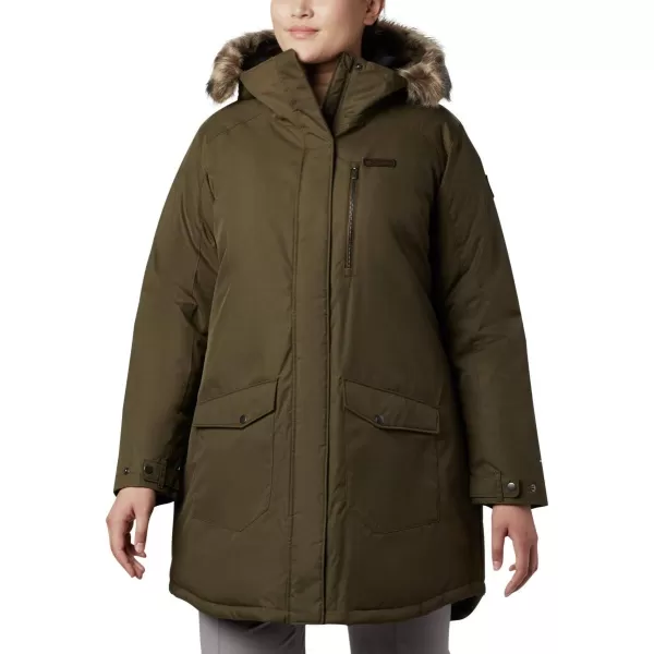 Columbia Womens Suttle Mountain Long Insulated JacketOlive Green