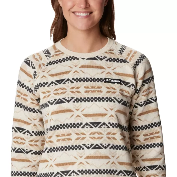 Columbia Womens Sweater Weather CrewChalk Checkered Peaks