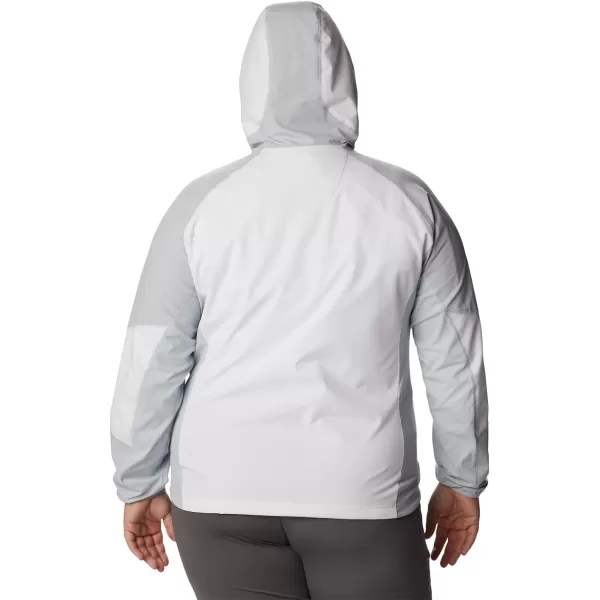 Columbia Womens Sweet As Softshell HoodieWhiteCirrus Grey