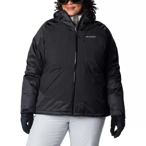 Columbia Womens Sweet Shredder II Insulated JacketBlack Black Sheen