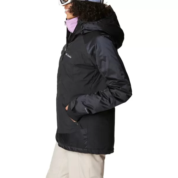 Columbia Womens Sweet Shredder II Insulated JacketBlack Black Sheen