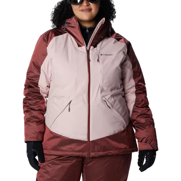 Columbia Womens Sweet Shredder II Insulated JacketDusty Pink Beetroot Sheen