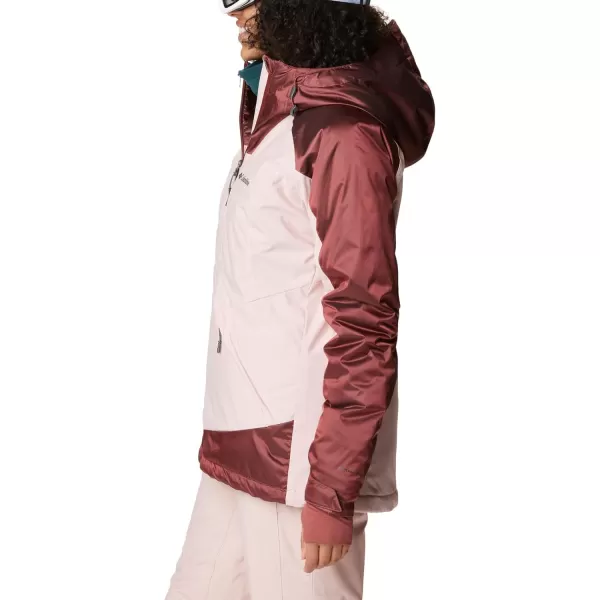 Columbia Womens Sweet Shredder II Insulated JacketDusty Pink Beetroot Sheen