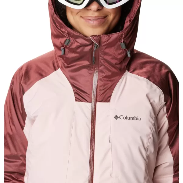 Columbia Womens Sweet Shredder II Insulated JacketDusty Pink Beetroot Sheen