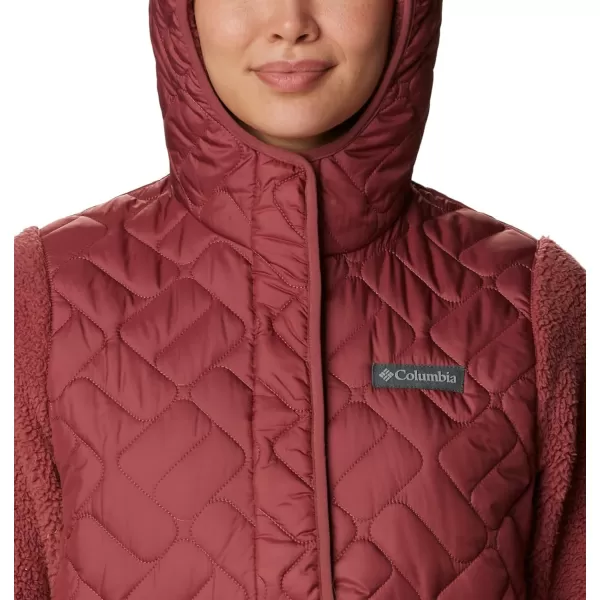 Columbia Womens Sweet View Fleece Hooded PulloverBeetroot