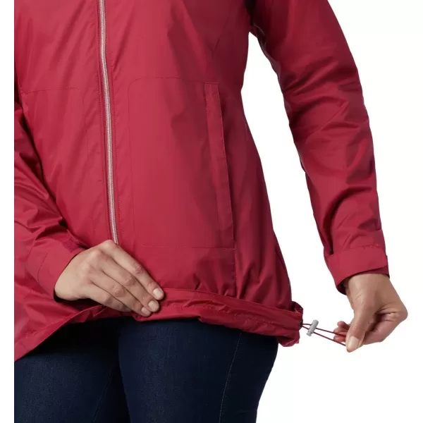 Columbia Womens Switchback Lined Long JacketRed OrchidRed Orchid Lining