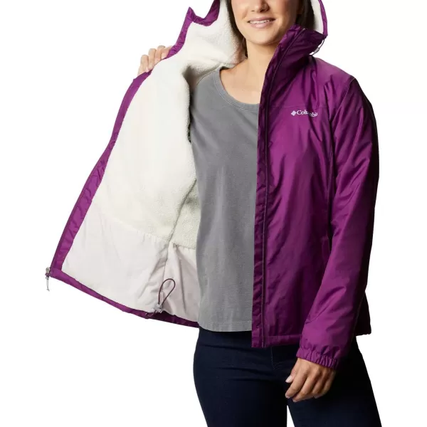 Columbia Womens Switchback Sherpa Lined JacketPlum