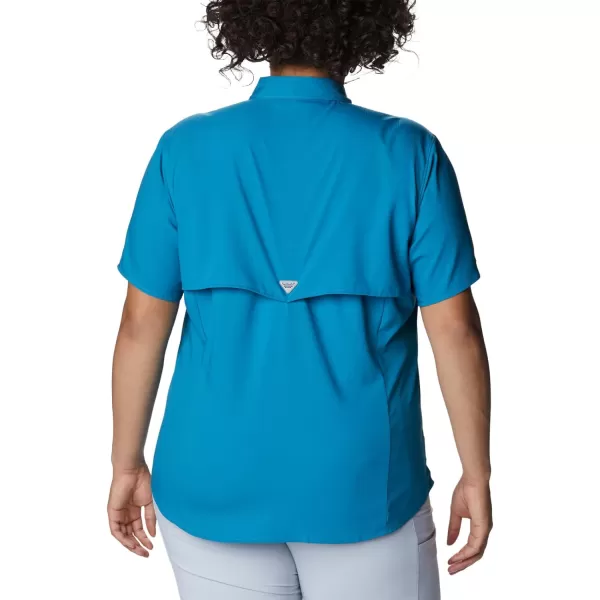 Columbia Womens Tamiami II Plus Size Short Sleeve ShirtDeep Marine