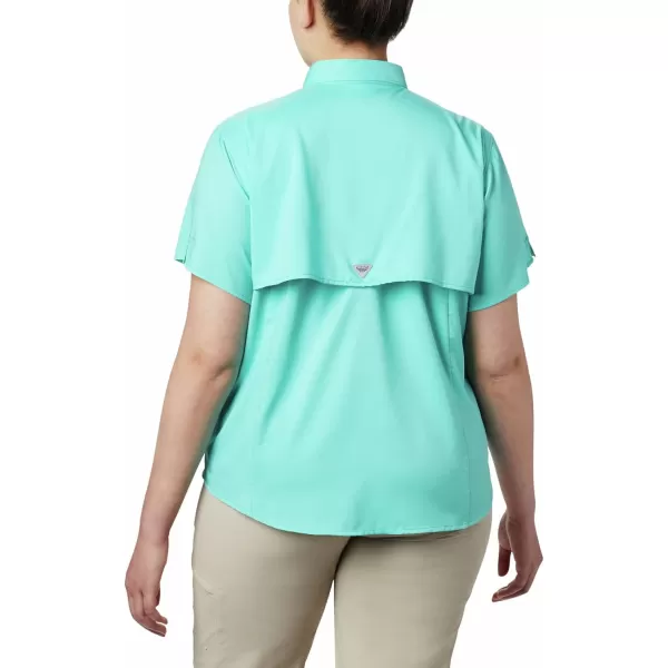 Columbia Womens Tamiami II Plus Size Short Sleeve ShirtDolphin